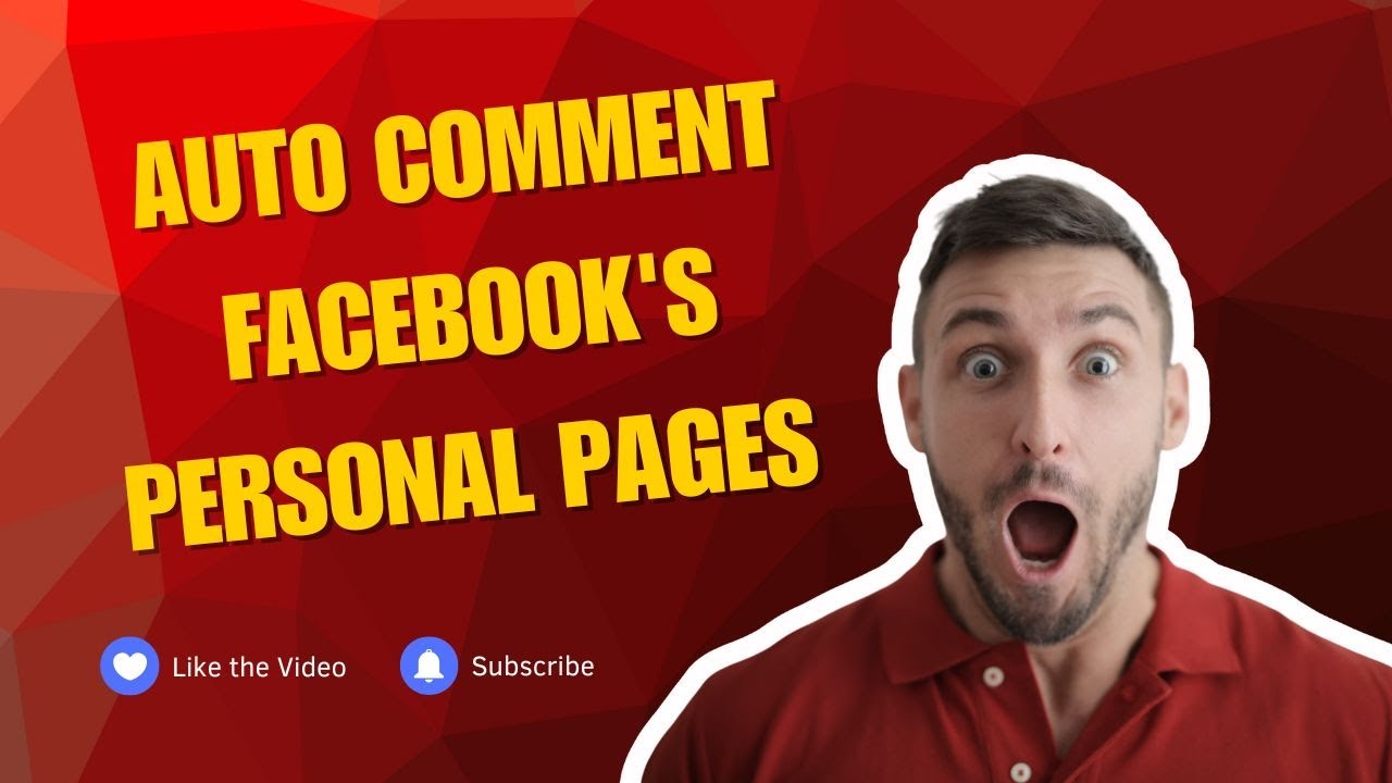 Tool Auto Comment Facebook's Personal Pages | Auto Comment Facebook
