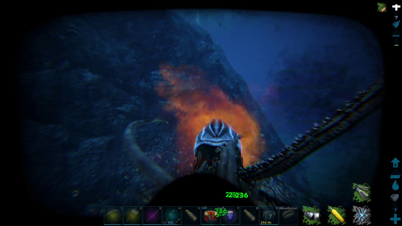 (Solo) Alpha Tusoteuthis Fight - ARK: Survival Evolved - YouTube