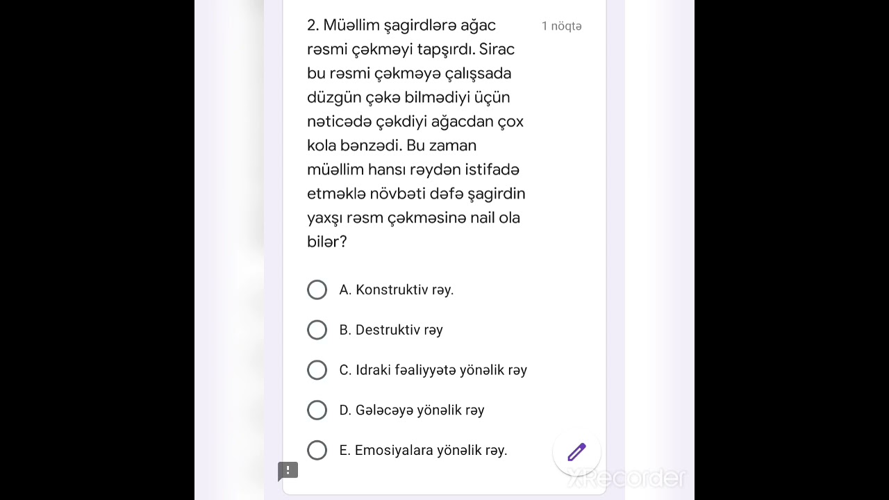 #ARTI-nin #MIQ #Sertifikasiya sınağında edilən səhvlərdən... #Rəylər haqqında testlərlə izah....