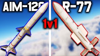 AIM-120 Vs R-77 | These Are Weird Results. (Dev Server)