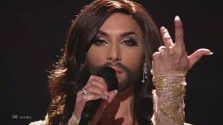 Conchita Wurst - Rise Like a Phoenix (Austria) / 4K LIVE at ESC final 2014