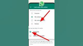 WhatsApp Status hide setting | hide WhatsApp status | #whatsapp
