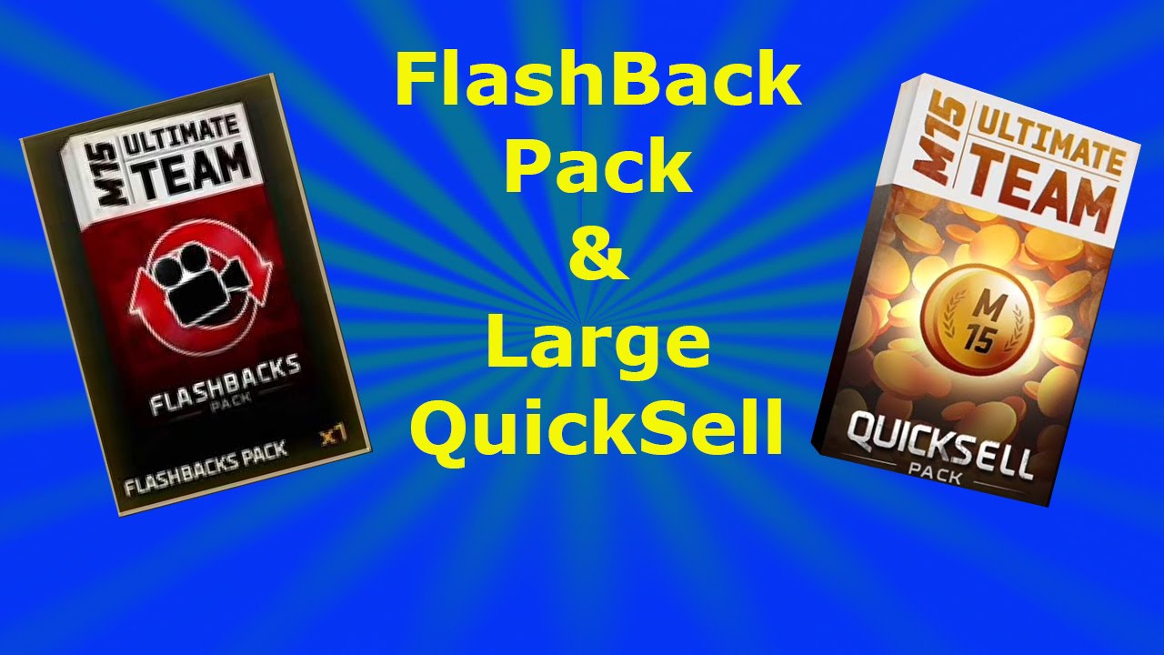 Flashback Pack Graphique FlashBack Pack & Large Quick Sell Pack - Madden NFL 15 - MUT - YouTube