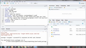 Create R package in 5 minutes with roxygen2