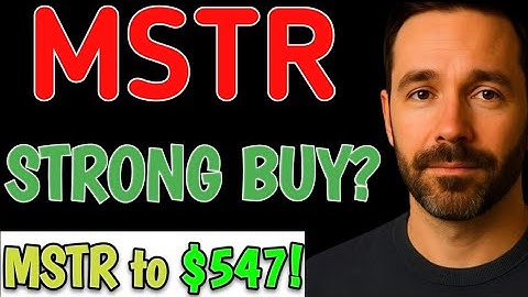 Analysts Just Set a $547 Price Target for MSTR! 100%+ GAINS? - MSTR STOCK ANALYSIS 
