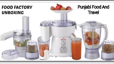 How to arrange and use all parts of National food factory| Complete review | Unboxing URDU/HINDI