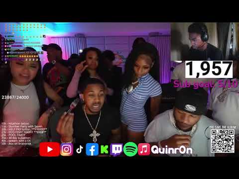 Quinr0n reacts to DDG, 42 Dugg, Pluto, Bankroll Ni & SMJ – Round N Round  | HIT-A-THON 2: ATL