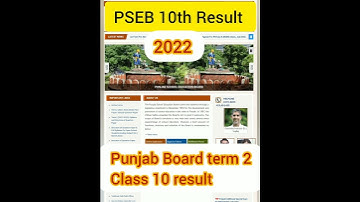 10th Result 2022 Live: Punjab Board term 2 Class 10 result News | PSEB 10TH TERM 2 RESULT 2022 |