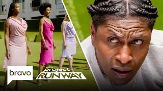 Can These Designers Work in Teams For This Colorful Challenge? | Project Runway Highlight (S19 E1)