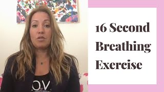 Breathing Practice| 16 SECOND BREATHING EXERCISE