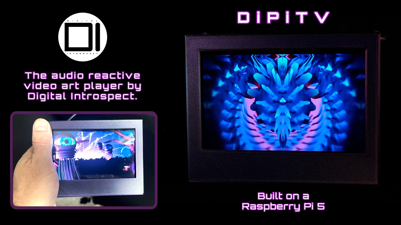 DiPiTV - The audio reactive video art player by Digital Introspect