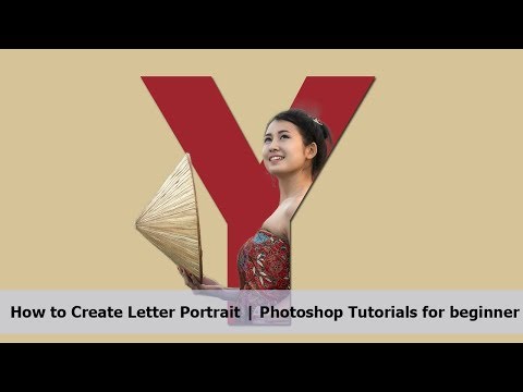 How to Create Letter Portrait | Photoshop Tutorials for beginners