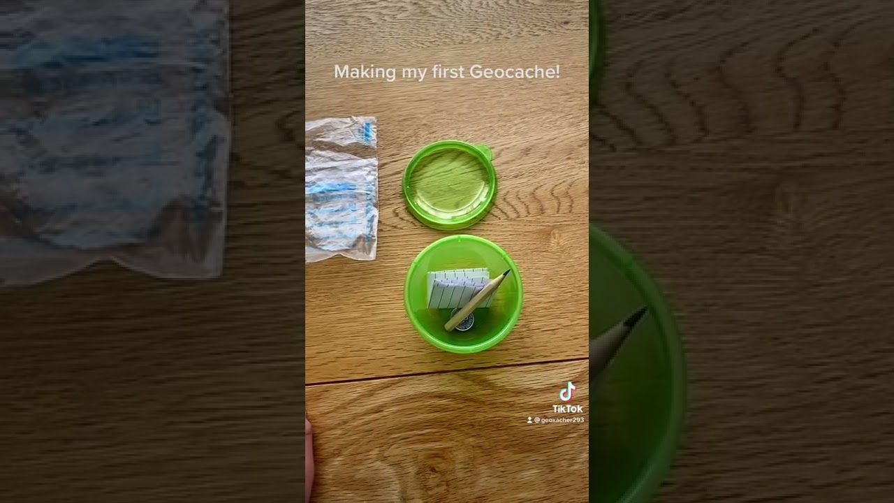 Make my first geocache with me! 