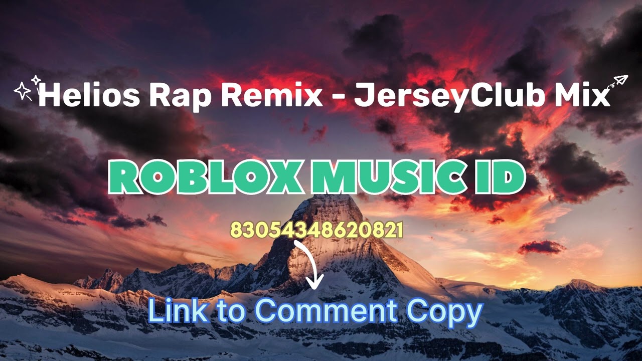 RUMOAページです Helios Rap Remix ROBLOX ID CODE (Jersey Club Mix) - Uma Musume