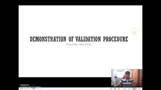 Presentation Of Validation Method