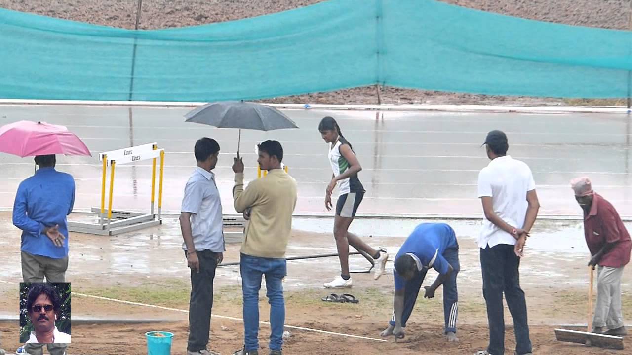 WOMEN'S LONG JUMP FINAL. TAMIL NADU STATE WOMEN’S ATHLETICS TEAM