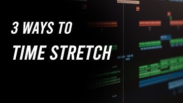 3 Ways to Time Stretch - Logic Pro X Tutorial