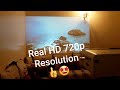 Aun D60 Real HD 720p Led Multimedia Projector Unboxing and Test