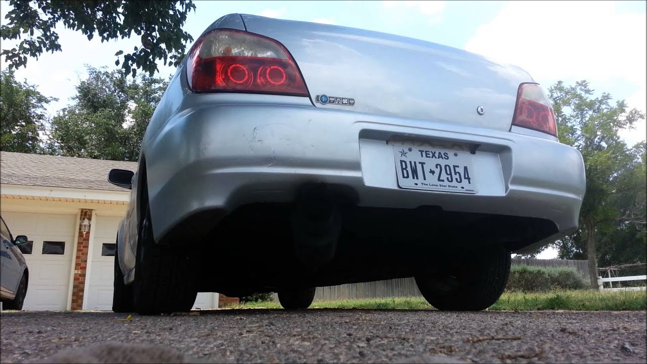 2.5RS Impreza Best exhaust - YouTube