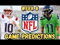 Game Predictions For Week 8 of The 2025-26 NFL Season