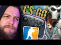 Jugador de CSGO con mas de 5000 HORAS juega con MANDO | CS:GO