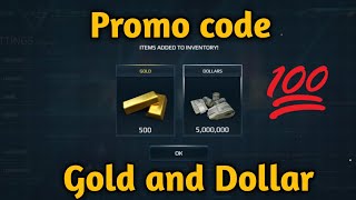 Promo code gold and dollar 100% working - Modern Warships