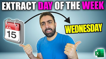 De dag van de week uit een datum halen 📅 in Excel
