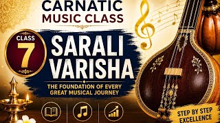 Free Carnatic Music Class | Lesson 7 | Sarali Varishas | Akhil K Nair