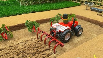 Diy mini Tractor Making Modern Plough Machine Science Project @miniroycreator