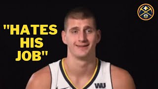 A Comedian tells why Nikola Jokic HATES his job  #nba