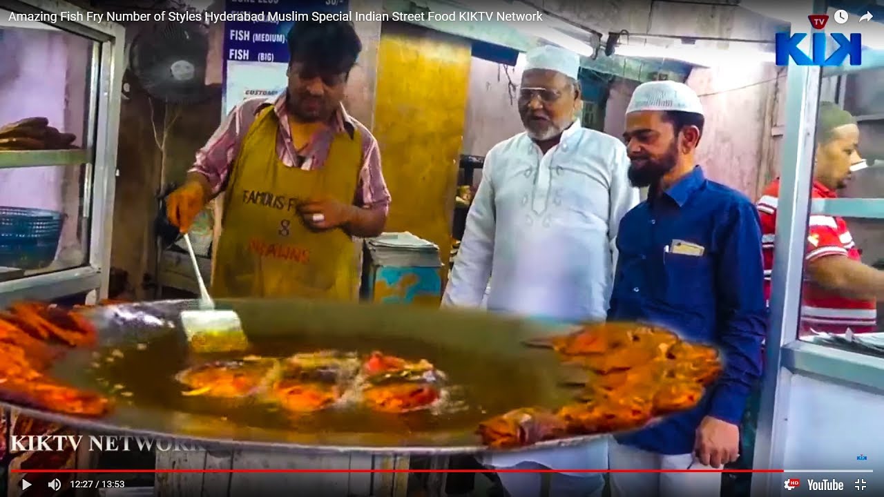 Old City Amazing Fish Fry | Hyderabad Muslim Special Recipe | Indian Street Food | KIKTV Network | KikTV Network
