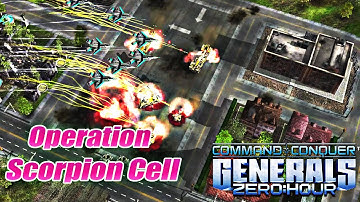 Command & Conquer Generals Zero Hour Custom Mission - Operation Scorpion Cell