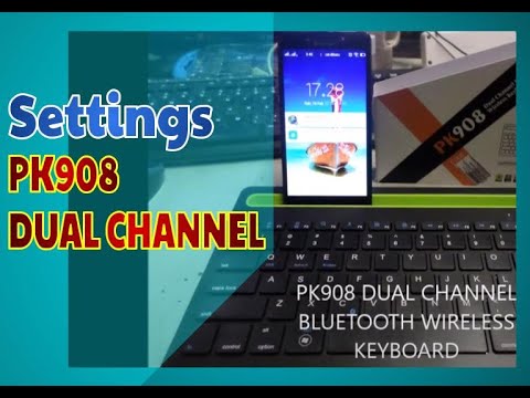 Pk908 Dual Channel Bluetooth Wireless Keyboard Youtube