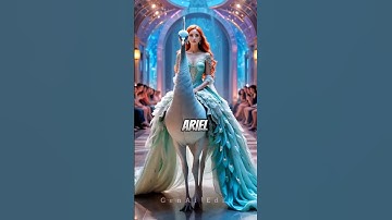 Disney Princess Animal Fashion Show – Stunning Royal Looks! #disney #animal #fashion #aiart #shorts
