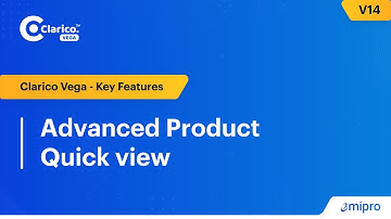 Advanced Product Quick View | Clarico Vega v14