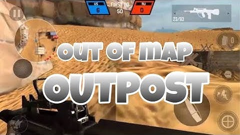 Out of map Bullet force map outpost and all glitches and best camping spots