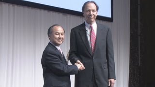 １・５兆円で米携帯買収  ソフトバンクが発表
