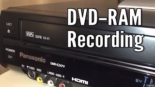 Vintage Video Dub DVD-RAM Panasonic DMR-EZ47V