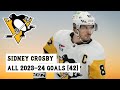 Sidney crosby 87 all 42 goals of the 202324 nhl season