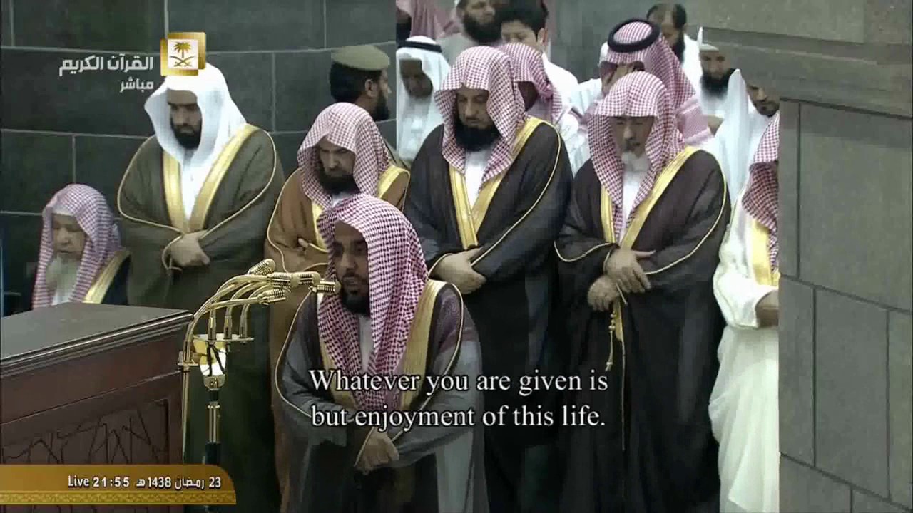 تلاوة هادئة جميلة من سور فصلت والشورى والزخرف للشيخ عبدالله الجهني ليلة 24 رمضان 1438هـ