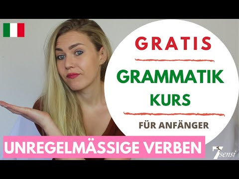 Unregelmäßige Verben Italienisch | GRATIS Grammatik Kurs