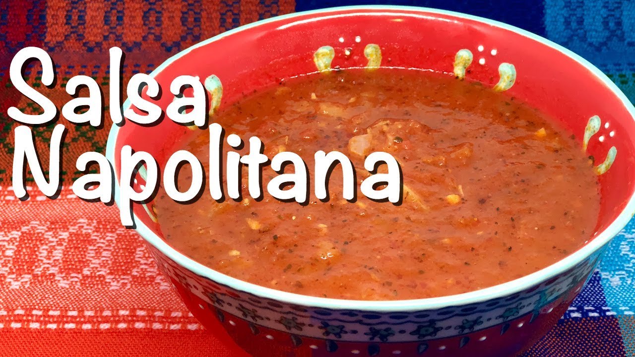 SALSA NAPOLITANA ?- Receta de Salsa de Tomate Italiana (#61) - YouTube