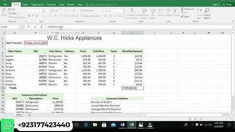 Exp19_Excel_Ch02_Cap_Appliances | Excel Chapter 2 Capstone - Appliances/100% GradesComplete Solution