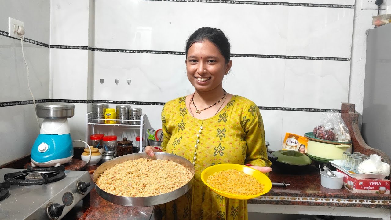 आज केल्या 2 प्रकाराच्या चटण्या😋 दुधी भोपळा चे पराठे रेसिपी आणि गणेश भाऊंची पॅकिंग🤗🥰