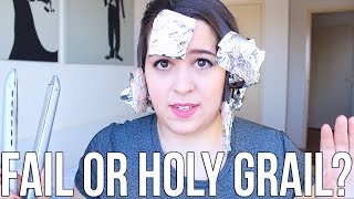 Beauty Hacks: Fail or Holy Grail? ♥ Tin Foil Curls | Ellko