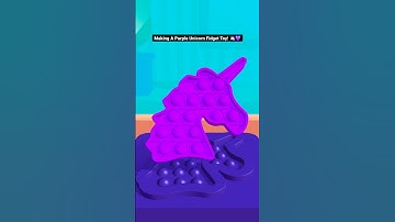 Making A Purple Unicorn Fidget Toy! 🦄💜 (Fidget Toy Maker)