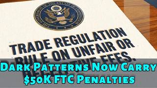 Dark Patterns Now Carry $50K FTC Penalties