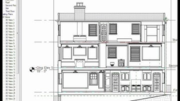 Demo showing how to use Revit to create Sections or elevations from a Revit model