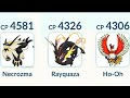 NECROZMA, RAYQUAZA, HO-OH POKEMON GO BEST LEGENDARY