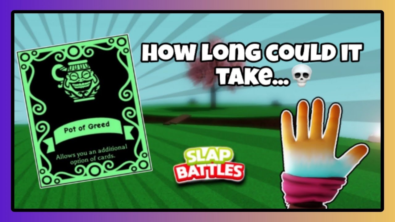 Attempting to get the rarest card in slap battles 💀
